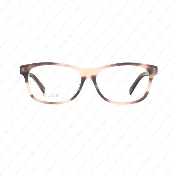 GUCCI Women’s GG0458OA 004 55mm Havana Gold Eyeglasses - Picture 2 of 9